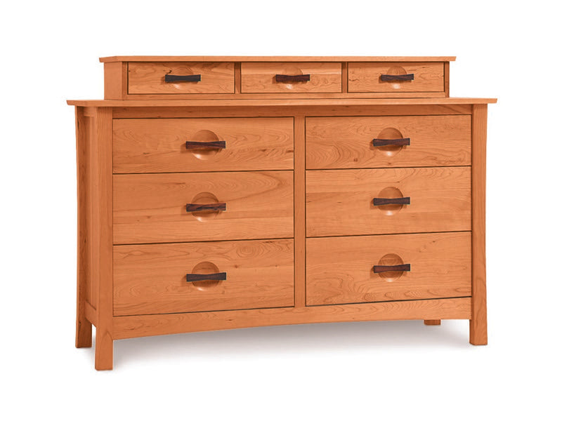 Berkeley 6 Drawer Dresser in cherry with Optional Accessory Case