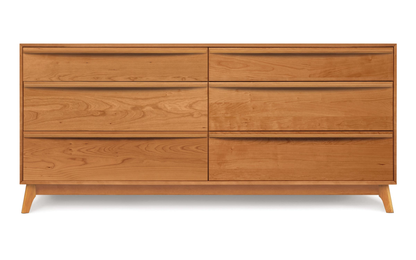 Catalina 6 Drawer Dresser Cherry Front View