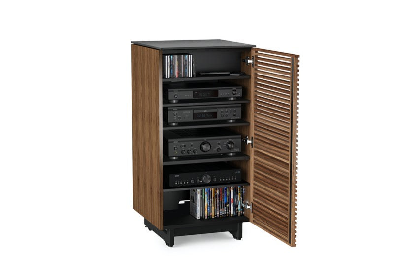 Corridor 8172 Audio Tower Walnut open
