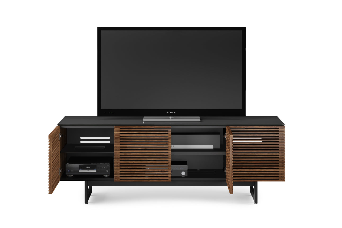 Corridor 8179 TV Cabinet left and middle door open