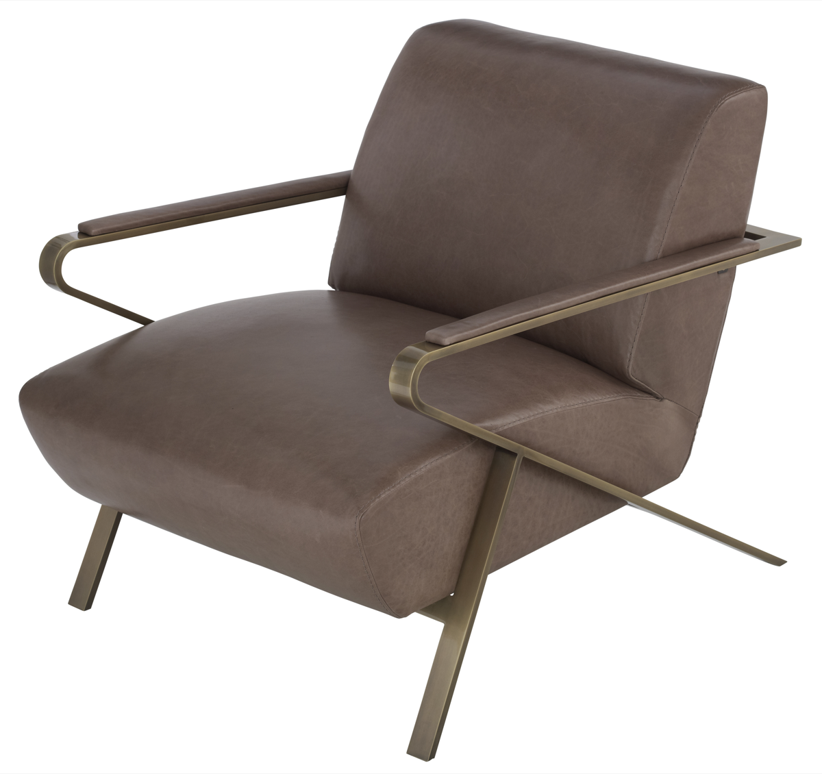 Oscar Chair by American Leather Brown