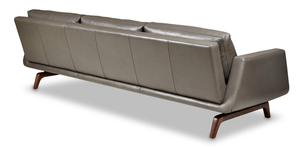 Nash Sofa Bison Charcoal Back side