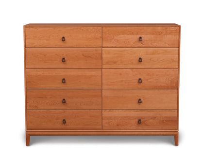 Mansfield 10 Drawer cherry head on