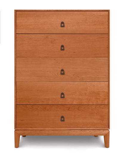 Mansfield 5 Drawer Wide cherry head on