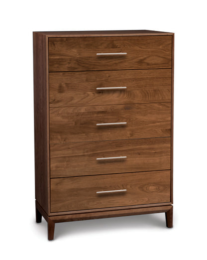 Mansfield 5 Drawer Wide walnut