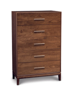 Mansfield 5 Drawer Wide walnut