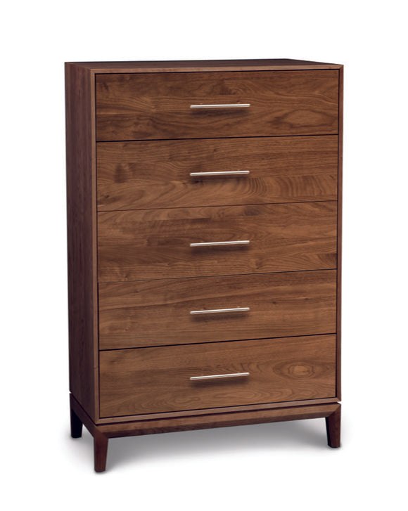 Mansfield 5 Drawer Wide walnut