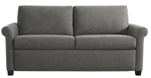The Page Silver Comfort Sleeper by American Leather Front view 