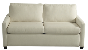 Front view of Palmer Silver Comfort Sleeper by American Leather