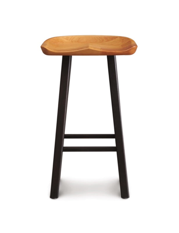 Tractor Seat Counter Stool Head On Cherry