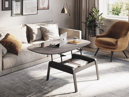 Cloud 9 Lift Coffee Table 1182 extended in livingroom
