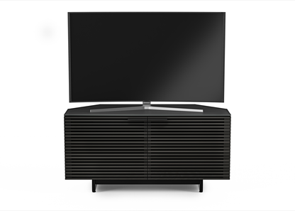 Corridor 8175 TV Cabinet Charcoal with tv on top 