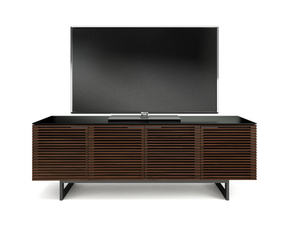 Corridor 8179 TV Cabinet Chocolate doors closed