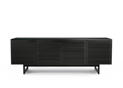 Corridor 8179 TV Cabinet Charcoal doors closed