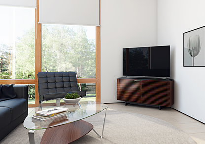 Corridor 8175 TV Cabinet with TV in living room setting 