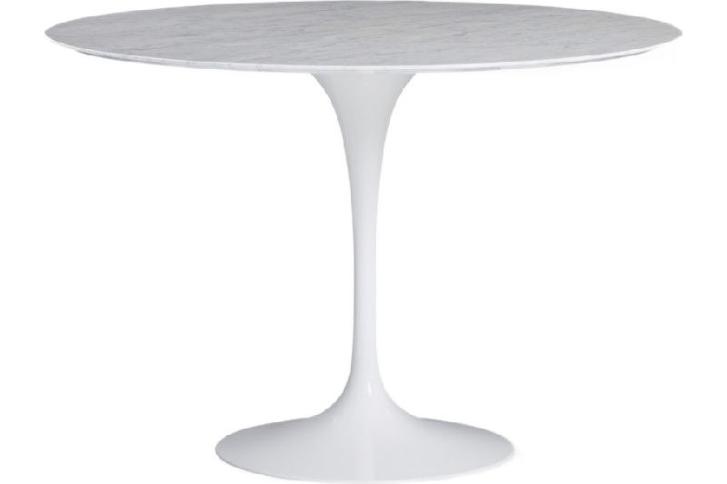Flute Dining Table white