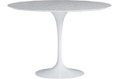 Flute Dining Table white
