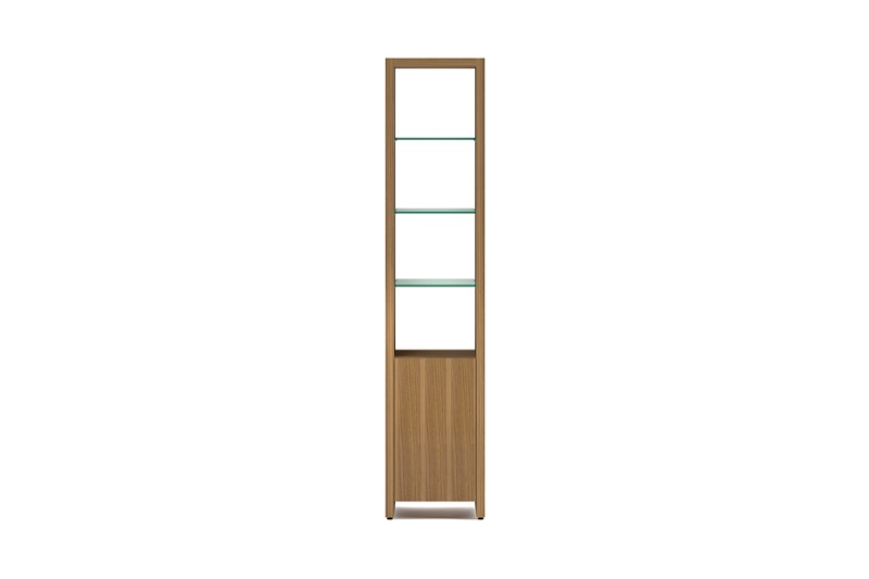 Linea 5801 Single Shelf Walnut
