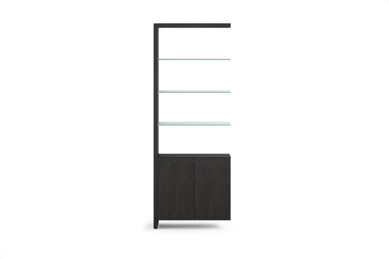 Linea 5802A Double Shelf Extension Charcoal