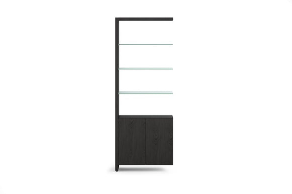 Linea 5802A Double Shelf Extension Charcoal