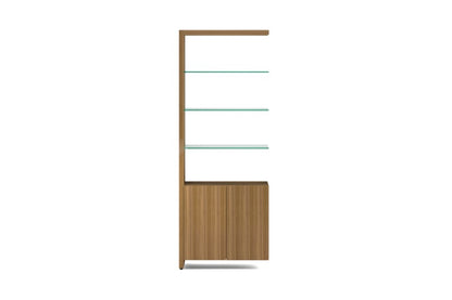 Linea 5802A Double Shelf Extension Walnut