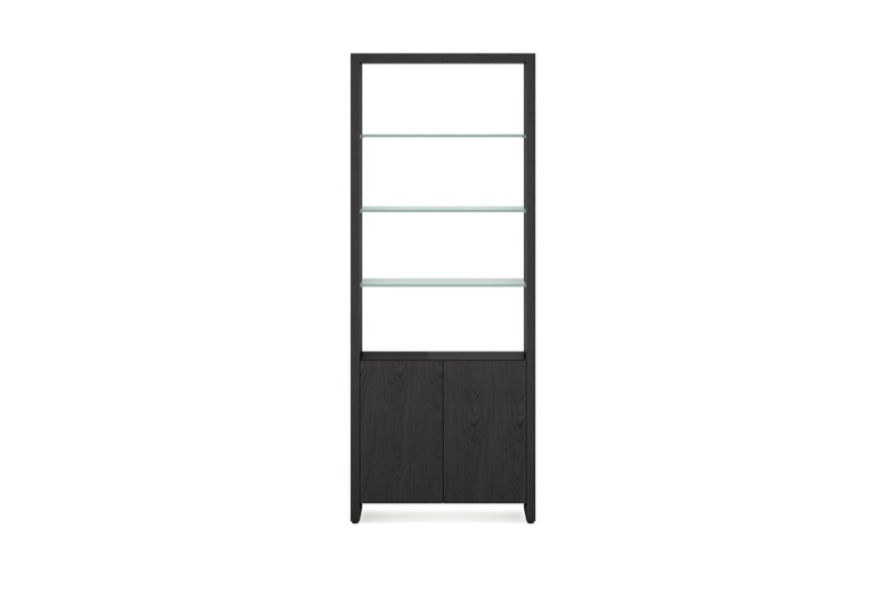 Linea 5802 Double Shelf Charcoal