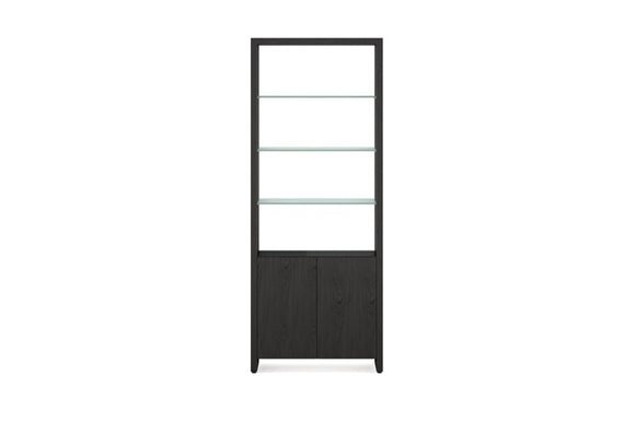 Linea 5802 Double Shelf Charcoal