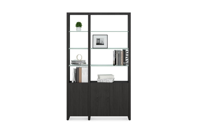 linea modular shelving Charcoal
