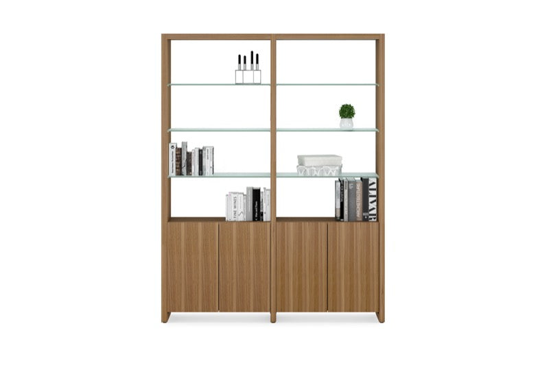 Linea 5802 Double Shelf double walnut