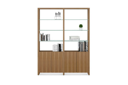 Linea 5802 Double Shelf double walnut