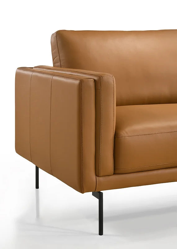 Nordic Chair Saddle Leather Armrest