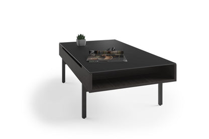Side view of the Reveal 1192 Lift Coffee Table in Black