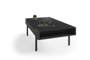 Side view of the Reveal 1192 Lift Coffee Table in Black