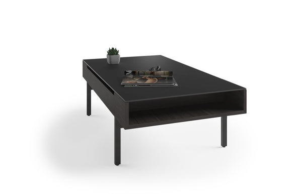 Side view of the Reveal 1192 Lift Coffee Table in Black