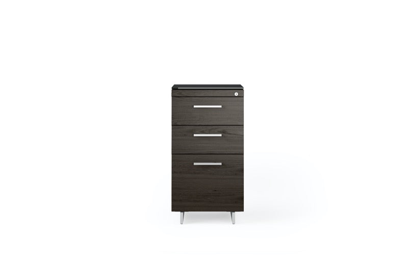 Front view of the Sequel 20 6114 3-Drawer File Cabinet