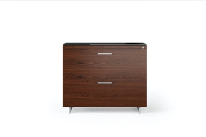Sequel 20 6116 Lateral File Cabinet in Chocolate Stained Walnut. 