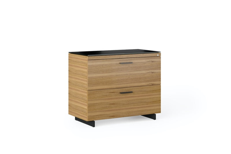 Sequel 20 6116 Lateral File Cabinet in Natural Walnut. 