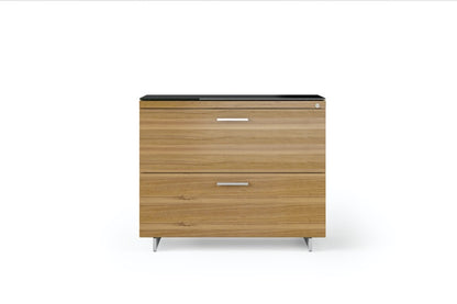 Sequel 20 6116 Lateral File Cabinet in Natural Walnut. 