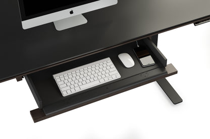 Staged Sequel 20 6159 Optional Storage Drawer in Charcoal Stained Ash