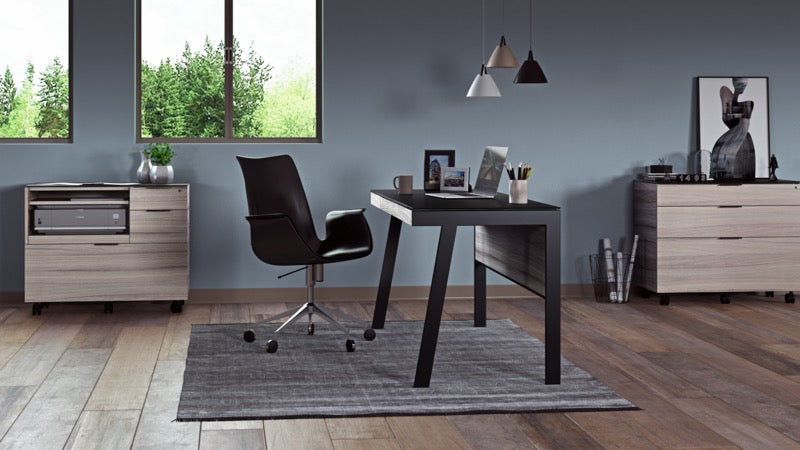 Office view with Sigma 6917 Multifunction Cabinet in Strata color