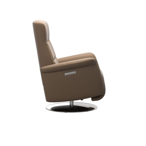 Stressless Mike Large Recliner with Steel Base