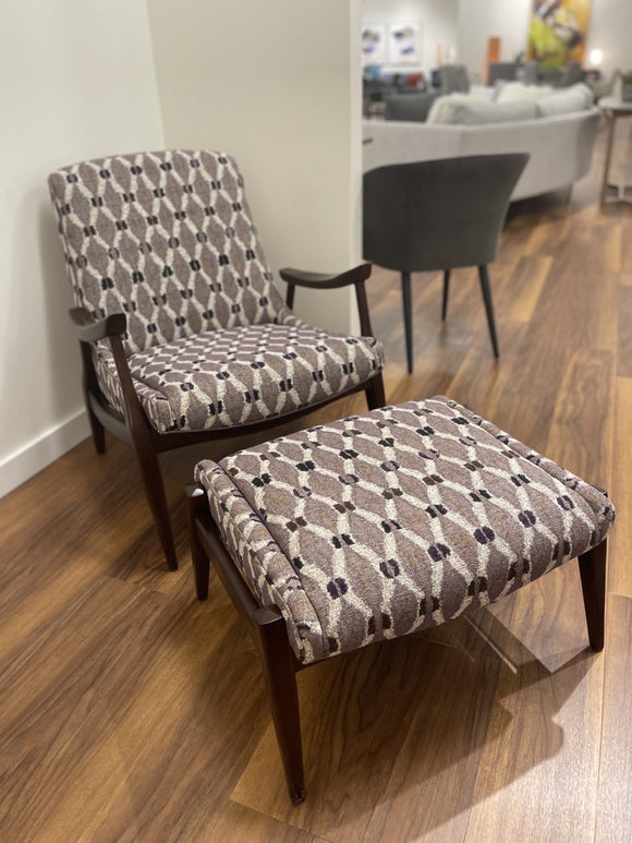 Kayla Chair and Ottoman